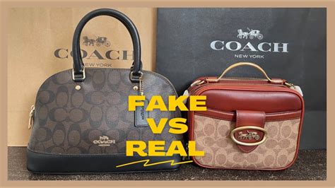 how to spot a coach bag fake|genuine coach purse.